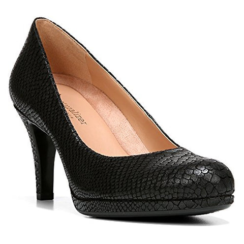 Women's Michelle, Black Printed Snake, 9 M