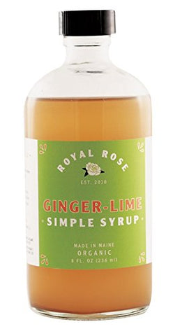 Ginger-Lime Simple Syrup Organic 8oz