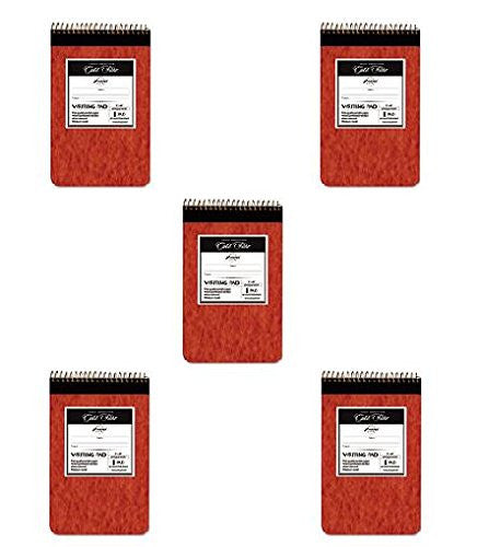 Ampad Gold Fibre Retro Writing Pads, 5 x 8 , Medium Ruled, Ivory