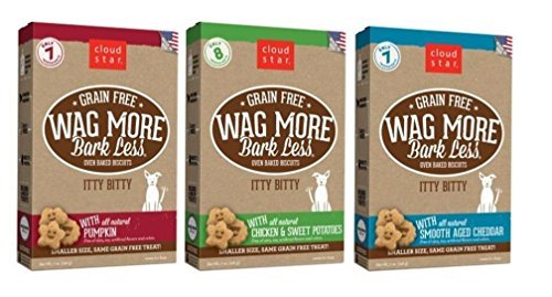 Wagmore D Gf Itty Pmkn 7oz,
Wagmore D Gf Itty Chdr 7oz and
Wagmore D Gf Itty Ckn 7oz