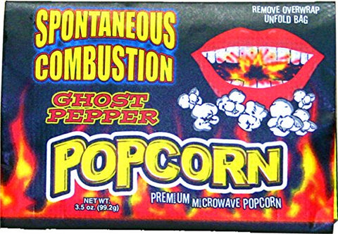 Spontaneous Combustion Ghost Pepper Popcorn 3.5 oz