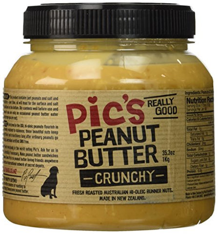 Pics Peanut Butter All Natural Crunchy Peanut Butter 35.2 oz Jar