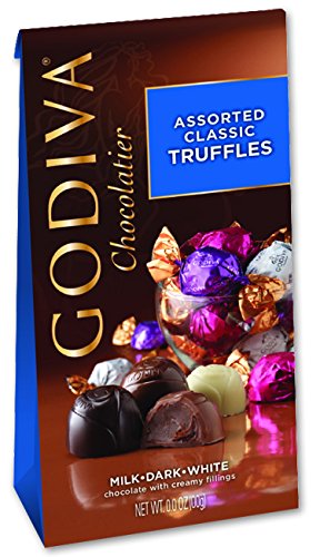 Godiva-Bag-Assorted-Trio Truffles-4.25oz