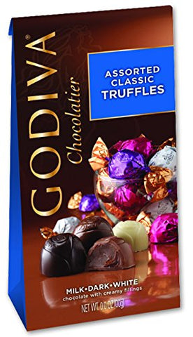 Godiva-Bag-Assorted-Trio Truffles-4.25oz