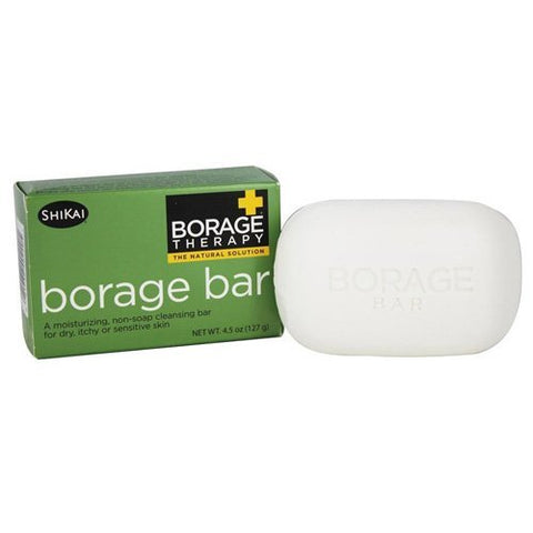 Shikai Borage Bar, Non-Soap Cleansing Bar, 4.5 oz