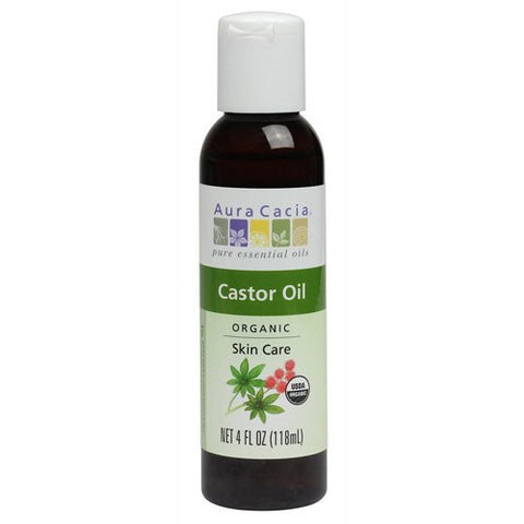 Aura Cacia - 4 oz Castor Oil Organic