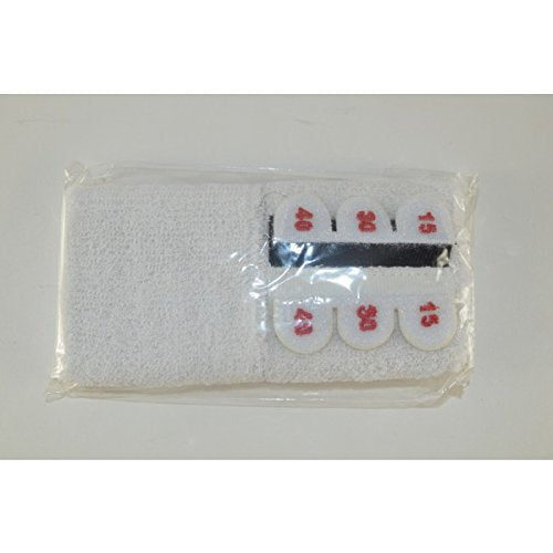 Clarke Scoreband - Terry Tennis Wristband Tab Point Scorekeeper