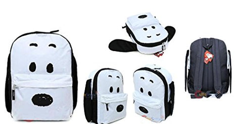 Peanuts "Snoopy" 600D with Plush Ears 16" Backpack (Poly)