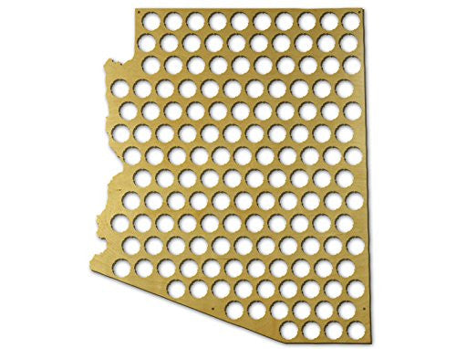 Beer Cap Map - Arizona