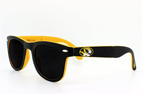 FULLY-FOLDING LICENSED SUNGLASSES - University of Missouri