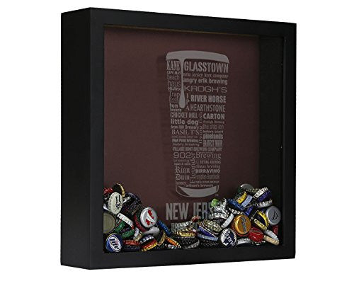 Shadow Box Typography - New Jersey