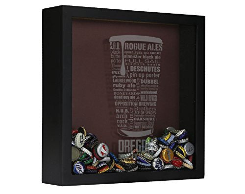 Shadow Box Typography - Oregon