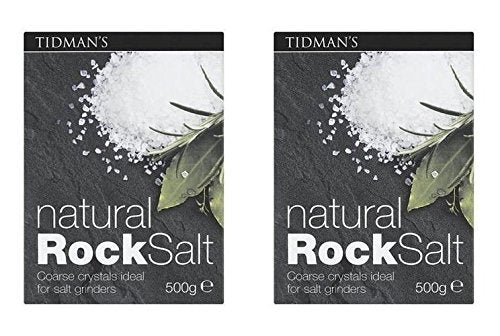Tidman's Natural Rock Salt 17.66 oz