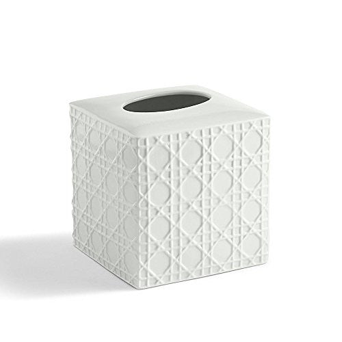 Rattan: Tissue Holder, (Porcelain)