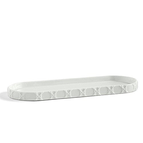 Rattan: Tray, (Porcelain)