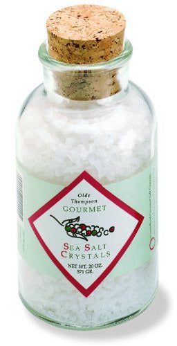 Gourmet Pepper and Salt, Salt Crystals, 20 oz Jar