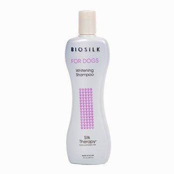 BioSilk Lustre Coat Color - Whitening Shampoo For Dogs 12 oz