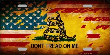 DON'T TREAD ON ME US FLAG WHOLESALE NOVELTY KEY CHAIN KC-7925