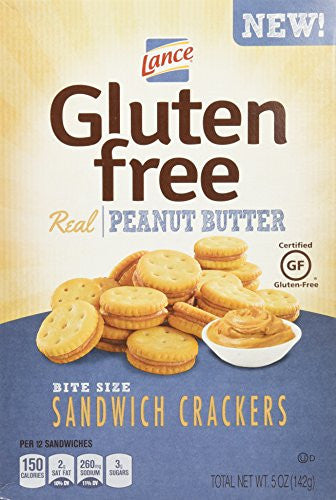 Lance Gluten Free Peanut Butter Crackers 5 oz.