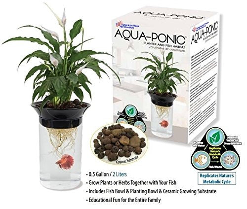 PENN PLAX PLANTER & AQ HABITAT AQUA-PONIC