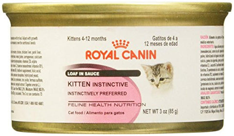 Feline Health Nutrition Kitten Instinctive Canned Cat Food, Loaf In Sauce, 3 oz