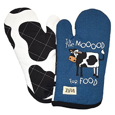 Lazy One Oven Mitts, In The Mooood For Food