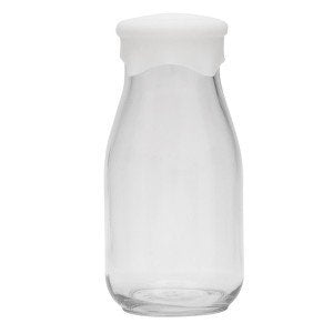 Anchor Hocking Milk Bottle Clear - 16 oz with Silicone Lid