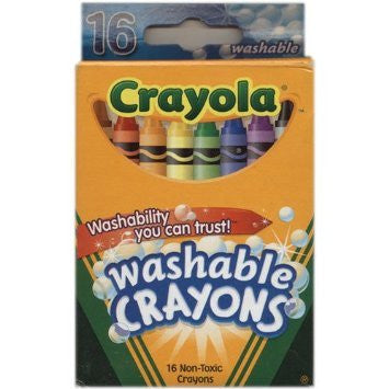 16 ct. Ultra-Clean Washable Crayons - Regular Size