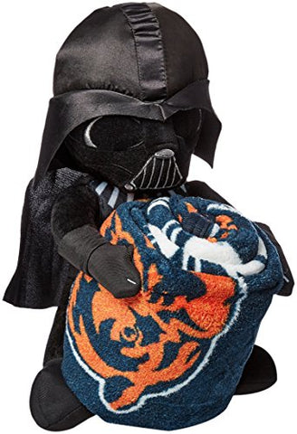 Chicago Bears NFL Darth Vader Hugger Blanket & Fleece Throw Set, 40 x 50", Black