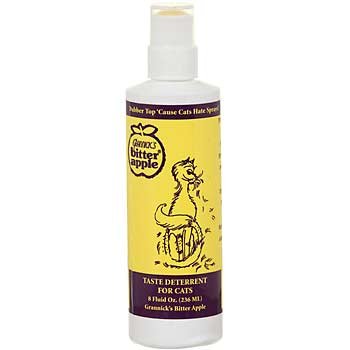 Grannick's Bitter Apple Taste Deterrent for Cats - Dabber Top Bottle, 8 oz