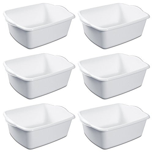 12 Quart / 11.4 Liter Dishpan White