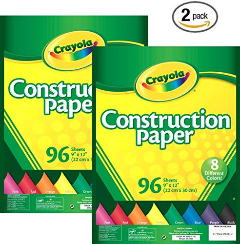 96 ct. Construction Paper