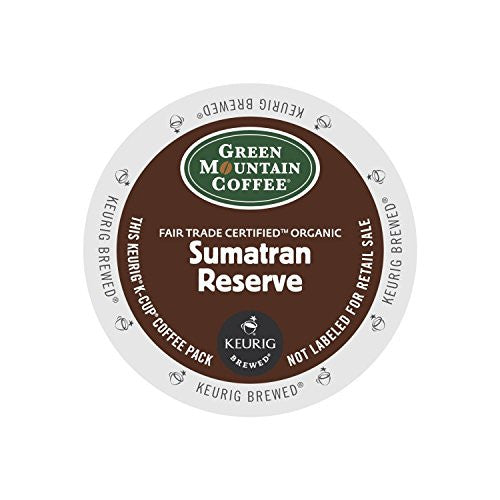 Green Mountain Coffee - Dark Roast Sumatran Reserve, 72-Medium Roast