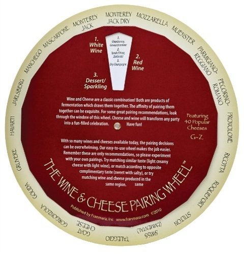 Wine & Cheese Pairing Wheel