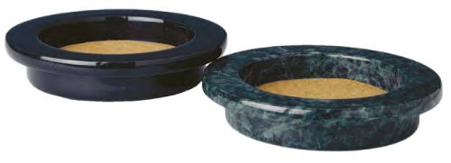 Grande Wine Bottle Coaster, Black Marble