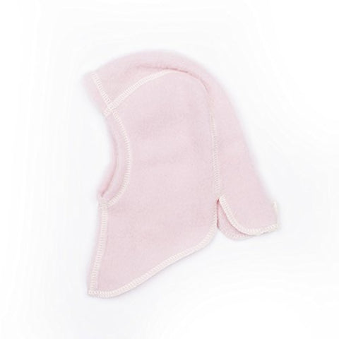 Lanacare Nelson Hat Baby (Balaclava) In Organic Merino Wool - Light Pink, 50 (0-3 Months)