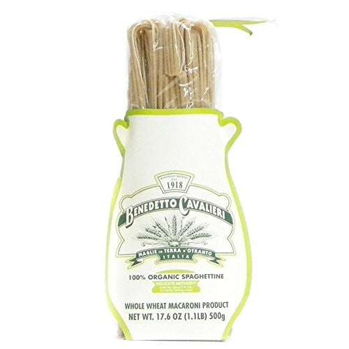 Benedetto Cavalieri Whole Wheat Spaghettine 17.6 Oz