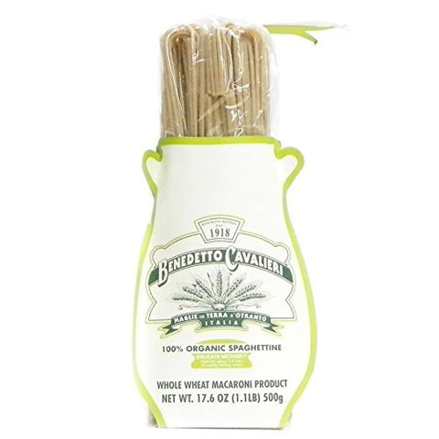 Benedetto Cavalieri Whole Wheat Spaghettine 17.6 Oz