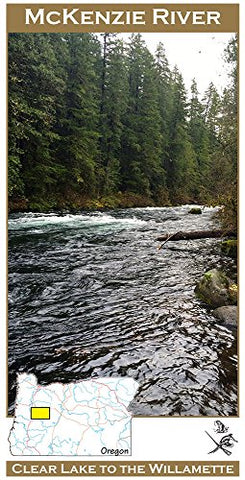 McKenzie River (Tri-fold 11”x17” River Map)