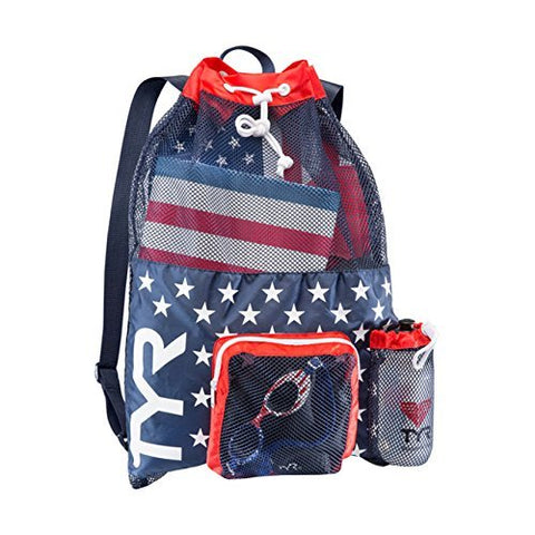 Big Mesh Mummy Backpack 642 RED/NAVY