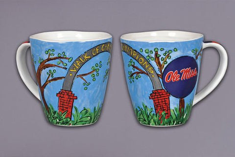 Mississippi Artwork Mug, 4" x 4" H 16 Oz.
