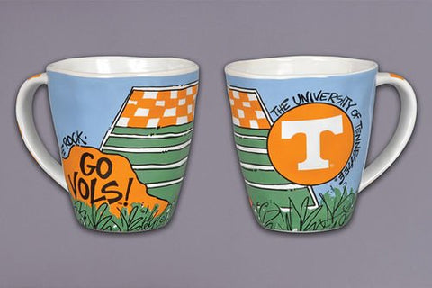 Tennessee Artwork Mug, 4" x 4" H 16 Oz.