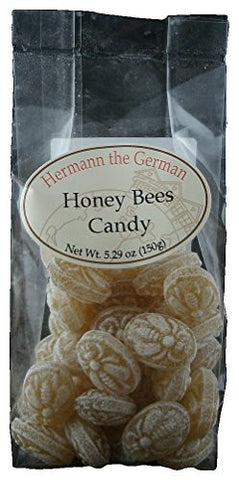 Hermann the German Bavarian Hard Candy, Honey Bees, 5.29 Ounce