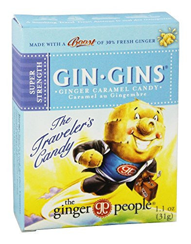 Ginger Boost Ginger Caramel Candy Travel Pack, 1.1 oz