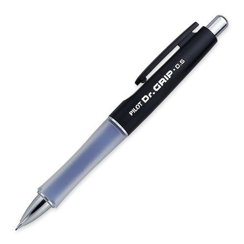 Dr. Grip Mechanical Pencil, 1 Pack, 0.5mm, Medium, Black Barrel
