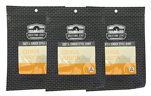 Bricktown Jerky- Citrus Fusion Soft and Tender Beef Jerky 3oz.