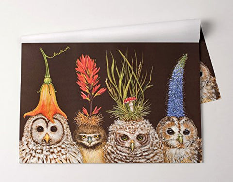 BABY OWLS PAPER PLACEMATS
