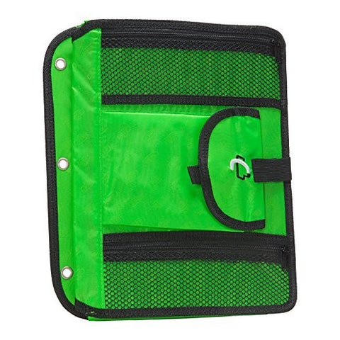 Case-it Locker Accessory 5-Tab File, Neon Green