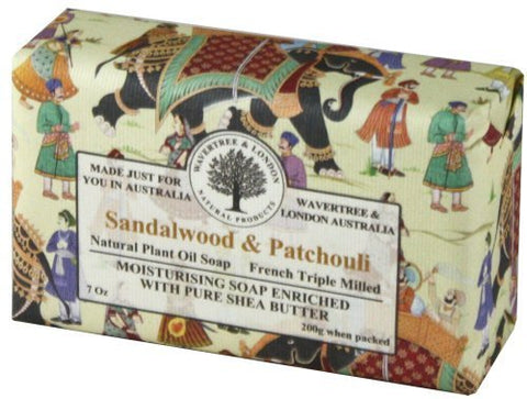 Sandalwood & Patchouli Wavertree and London Soap 200g