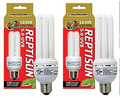ZOO-MED LABORATORIES REPTISUN 5.0 UVB BULB 13W FSC5M